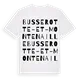 Busserotte-et-Montenaille ordlek t-shirt