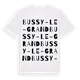 Bussy-le-Grand ordlek t-shirt
