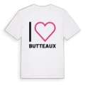 Jag älskar Butteaux t-shirt stort tryck