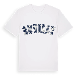 Buvilly college t-shirt – ekologisk bomull t-shirt från Pinshirt