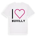 Jag älskar Buvilly t-shirt stort tryck