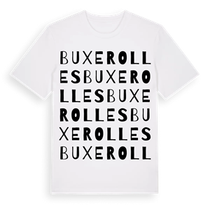 Buxerolles ordlek t-shirt – ekologisk bomull t-shirt från Pinshirt