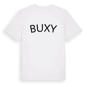 Buxy böjd t-shirt – ekologisk bomull t-shirt från Pinshirt