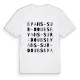 Byans-sur-Doubs ordlek t-shirt