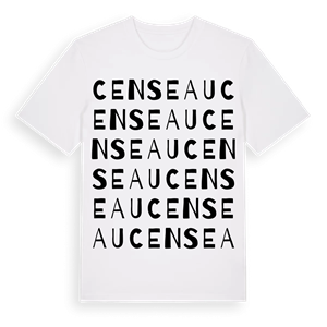 Censeau ordlek t-shirt – ekologisk bomull t-shirt från Pinshirt