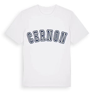 Cernon college t-shirt – ekologisk bomull t-shirt från Pinshirt