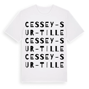 Cessey-sur-Tille ordlek t-shirt – ekologisk bomull t-shirt från Pinshirt