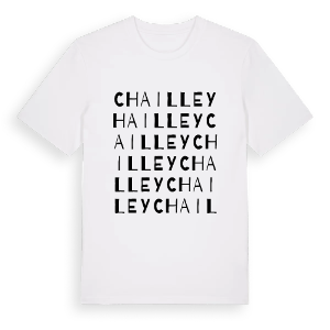 Chailley ordlek t-shirt – ekologisk bomull t-shirt från Pinshirt