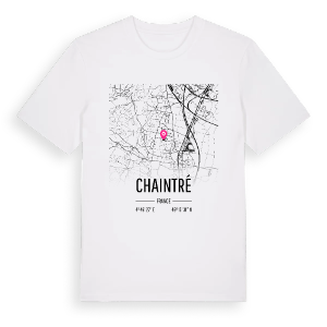 Chaintré karta t-shirt – ekologisk bomull t-shirt från Pinshirt