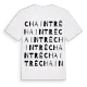 Chaintré ordlek t-shirt
