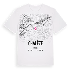 Chalèze karta t-shirt – ekologisk bomull t-shirt från Pinshirt
