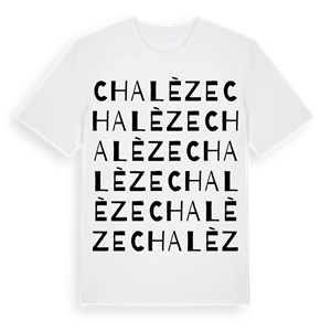 Chalèze ordlek t-shirt – ekologisk bomull t-shirt från Pinshirt