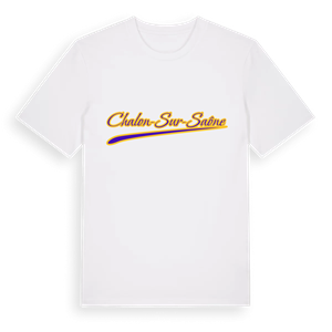 Chalon-sur-Saône baseball t-shirt – ekologisk bomull t-shirt från Pinshirt