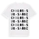 Chalon-sur-Saône ordlek t-shirt