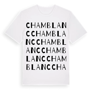 Chamblanc ordlek t-shirt – ekologisk bomull t-shirt från Pinshirt