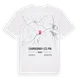 Chambornay-lès-Pin karta t-shirt