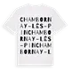 Chambornay-lès-Pin ordlek t-shirt