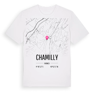 Chamilly karta t-shirt – ekologisk bomull t-shirt från Pinshirt