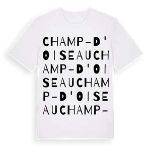 Champ-d'Oiseau ordlek t-shirt – ekologisk bomull t-shirt från Pinshirt