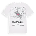 Champagnole karta t-shirt