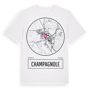 Champagnole t-shirt – ekologisk bomull t-shirt från Pinshirt