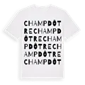 Champdôtre ordlek t-shirt