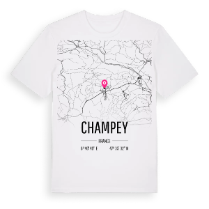 Champey karta t-shirt – ekologisk bomull t-shirt från Pinshirt