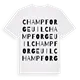 Champforgeuil ordlek t-shirt