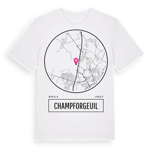 Champforgeuil t-shirt – ekologisk bomull t-shirt från Pinshirt