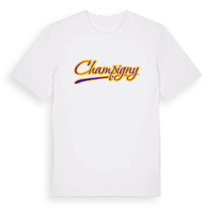 Champigny baseball t-shirt – ekologisk bomull t-shirt från Pinshirt