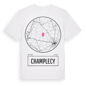 Champlecy t-shirt – ekologisk bomull t-shirt från Pinshirt