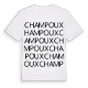 Champoux ordlek t-shirt