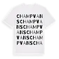 Champvans ordlek t-shirt