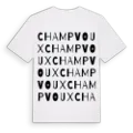 Champvoux ordlek t-shirt