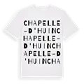 Chapelle-d'Huin ordlek t-shirt