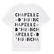 Chapelle-d'Huin ordlek t-shirt
