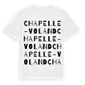 Chapelle-Voland ordlek t-shirt