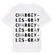 Chargey-lès-Gray ordlek t-shirt