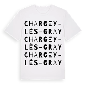 Chargey-lès-Gray ordlek t-shirt – ekologisk bomull t-shirt från Pinshirt