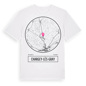 Chargey-lès-Gray t-shirt – ekologisk bomull t-shirt från Pinshirt