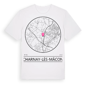 Charnay-lès-Mâcon t-shirt – ekologisk bomull t-shirt från Pinshirt