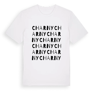 Charny ordlek t-shirt – ekologisk bomull t-shirt från Pinshirt