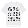 Charrey-sur-Saône ordlek t-shirt