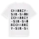 Charrey-sur-Saône ordlek t-shirt