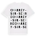 Charrey-sur-Seine ordlek t-shirt