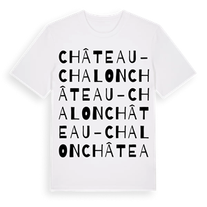Château-Chalon ordlek t-shirt – ekologisk bomull t-shirt från Pinshirt