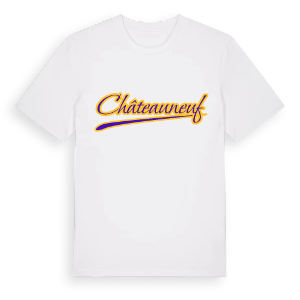 Châteauneuf baseball t-shirt – ekologisk bomull t-shirt från Pinshirt