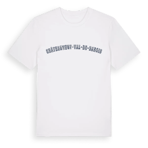 Châteauneuf-Val-de-Bargis college t-shirt – ekologisk bomull t-shirt från Pinshirt