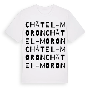 Châtel-Moron ordlek t-shirt – ekologisk bomull t-shirt från Pinshirt