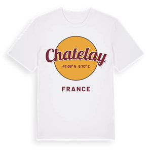 Chatelay cirkel t-shirt – ekologisk bomull t-shirt från Pinshirt
